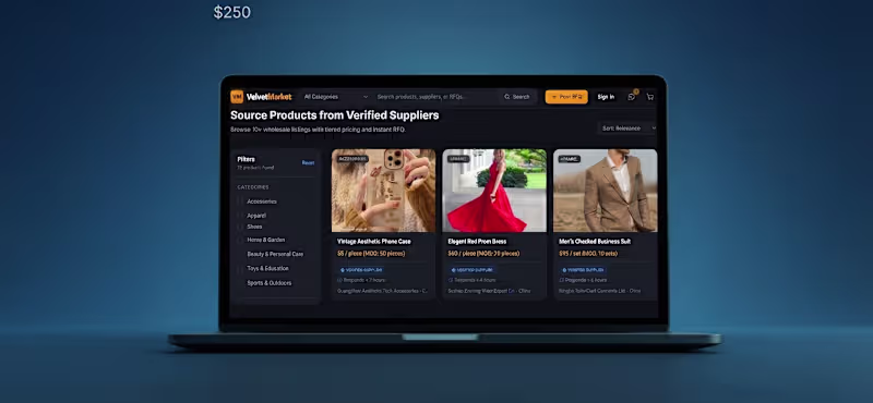 Cover image for Full-Stack E-Commerce & Wholesale Marketplace Development