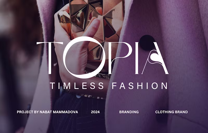 Cover image for Clothing Branding/TOPIA :: Behance