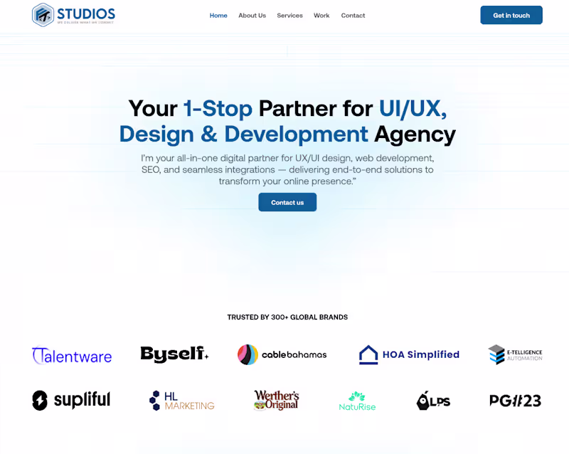 Cover image for Redesign the hero section for my agency website, see how it ...