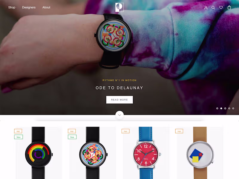 Cover image for ProjectsWatches | Shopify E-commerce Revamp