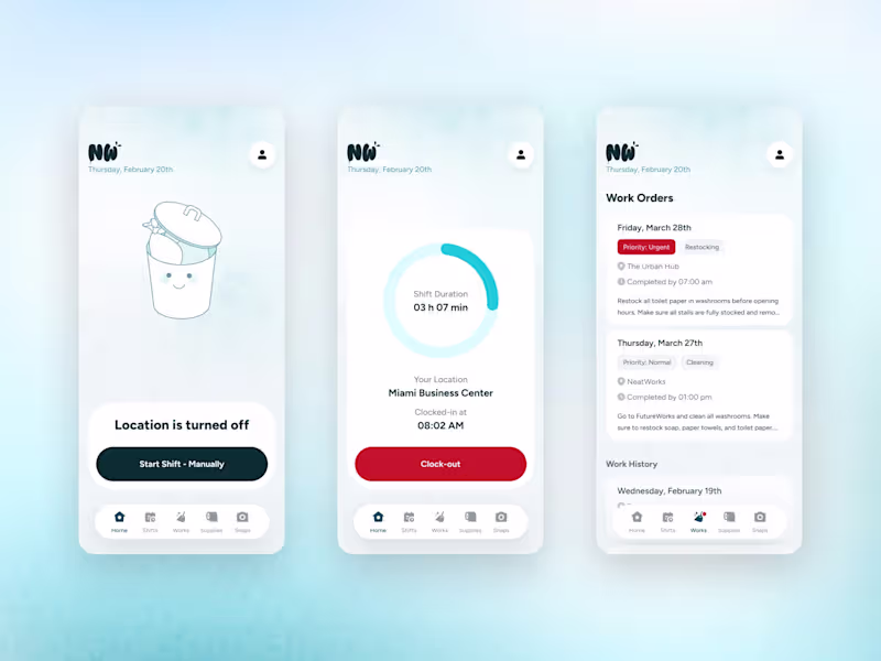 Cover image for Seamless UX/UI for Payouts, Supply Orders, and Work Tracking