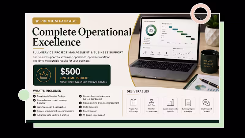 Cover image for  Project Management Premium Package