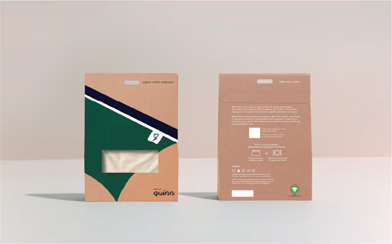 Cover image for Underwear Packaging Design - bespoke,
