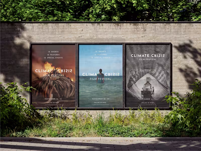 Cover image for Climate Crisis Film Festival 2020: Branding