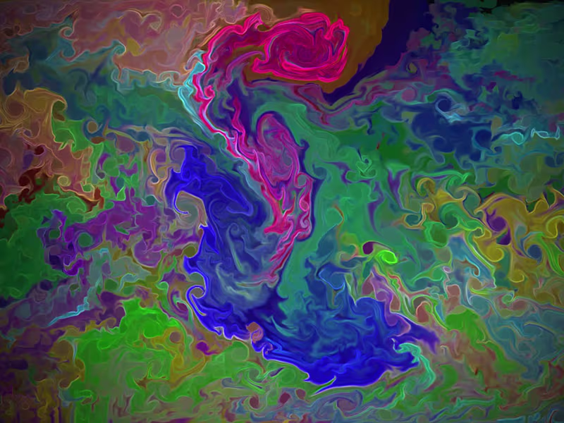 Cover image for Technicolor Ink in Black Water: A Live GPU Fluid Simulation