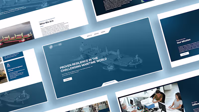 Cover image for Transship DOO Website Redesign