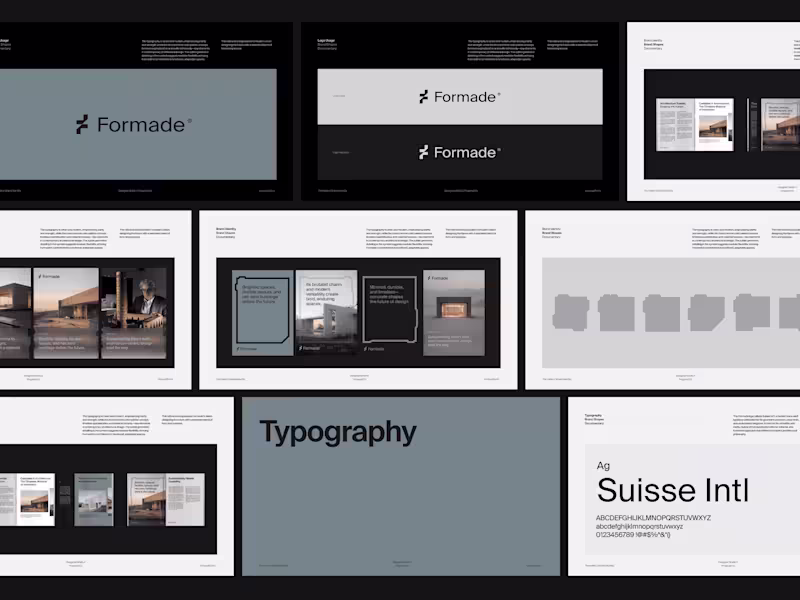 Cover image for Formade Brand Identity