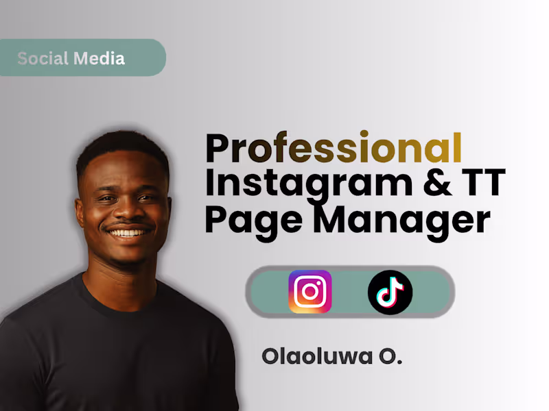 Cover image for Instagram & TikTok Page Manager