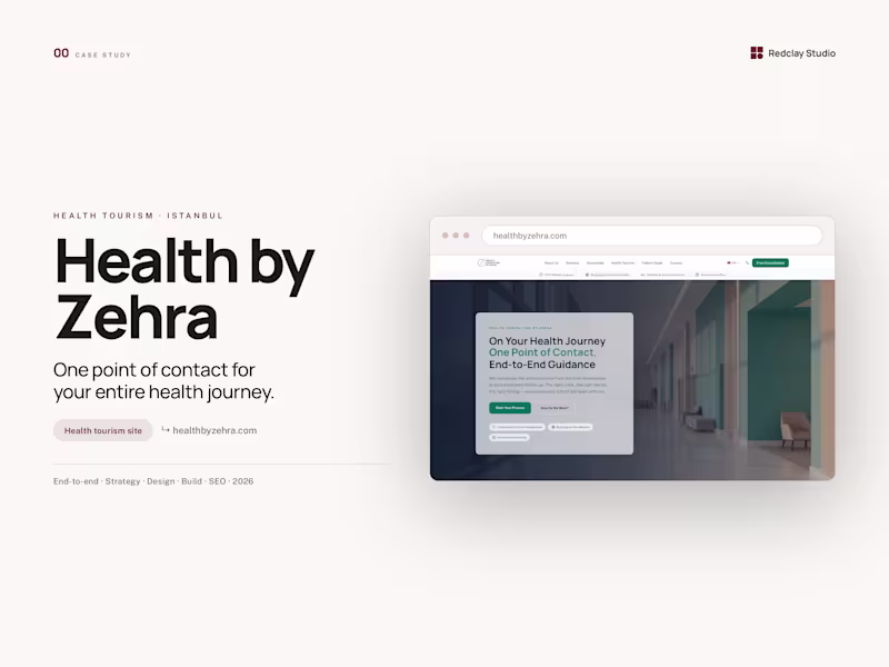 Cover image for Health by Zehra Website
