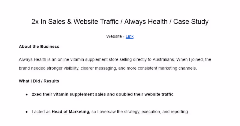 Cover image for Marketing Strategy and Execution for Always Health