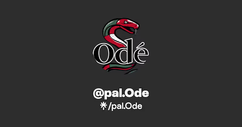 Cover image for Odé