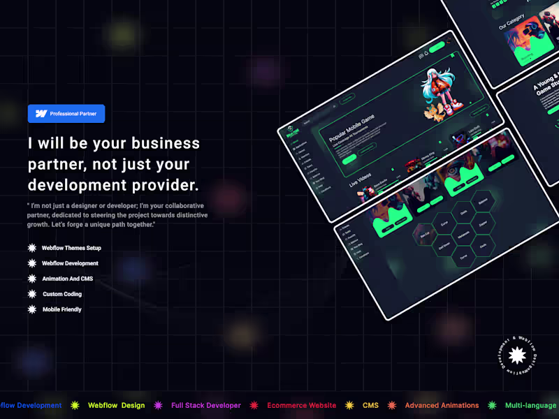 Cover image for Website Design and Development