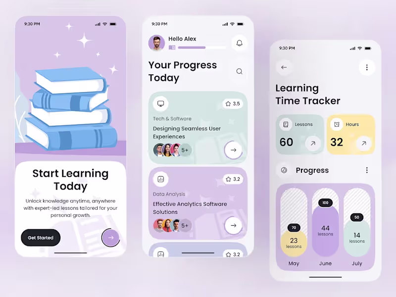 Cover image for Education App UI Design Project