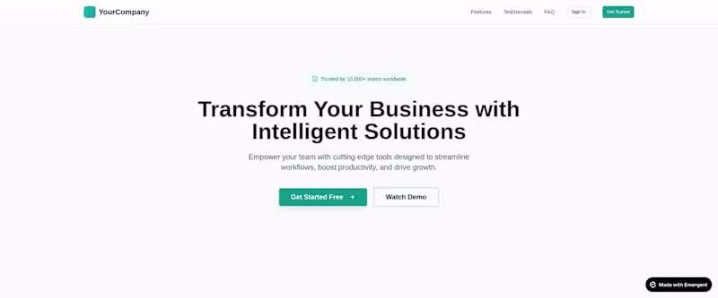 Cover image for 10 - 12 Page premium website