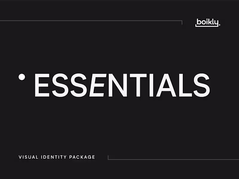 Cover image for 🌗 Essentials | Visual Identity Package