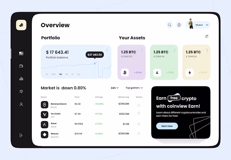 Cover image for Crypto marketplace