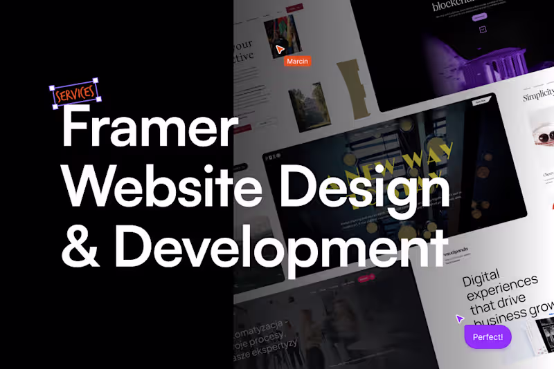 Cover image for Framer Website Design & Development