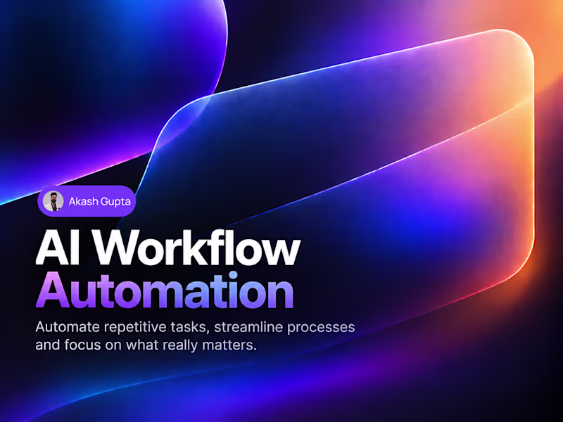 Cover image for AI Workflow & Automation