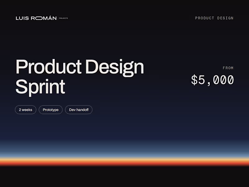 Cover image for Product Design Sprint