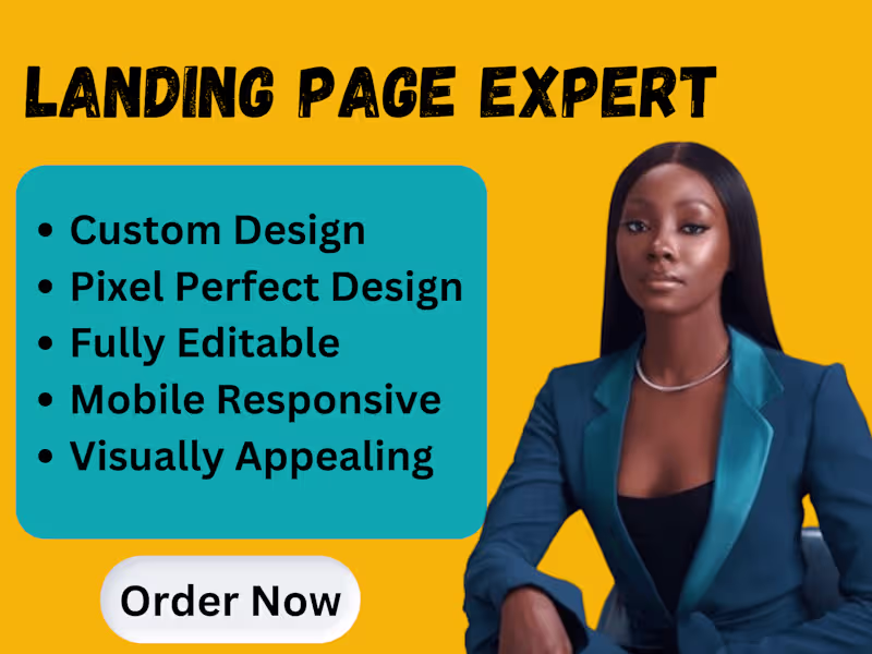 Cover image for Get stunning, mobile responsive landing page design