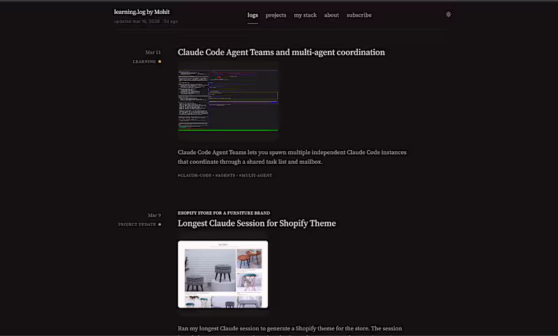 Cover image for A blogs streaming platform to