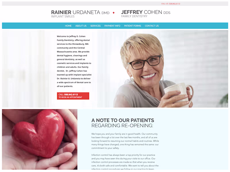 Cover image for We designed a first site