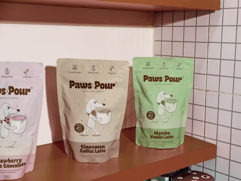 Cover image for Brand Identity Development for Paws & Pour