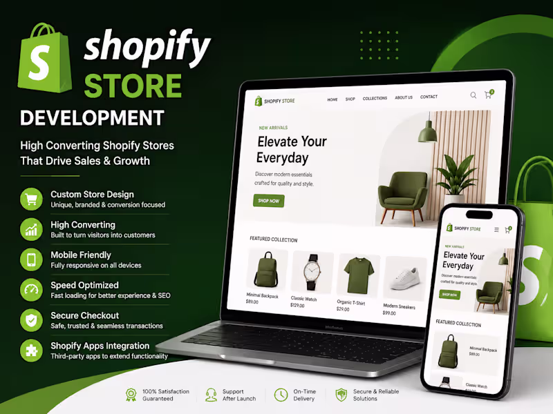 Cover image for Shopify Store Design & Development