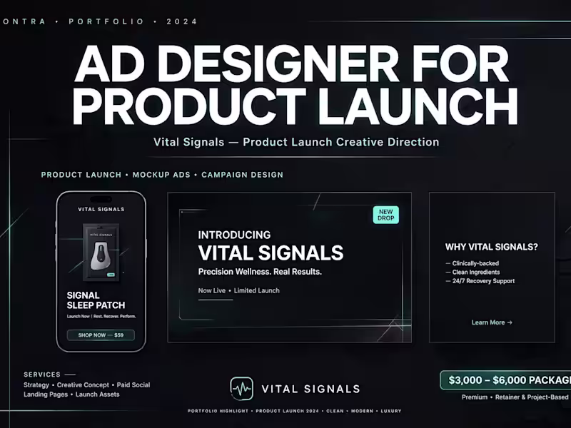 Cover image for Ad Designer for Product Launch