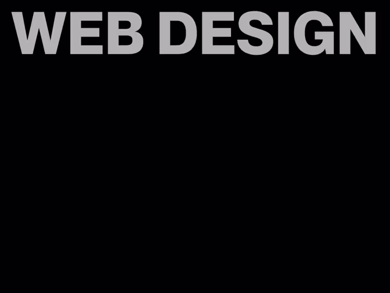 Cover image for Web Design