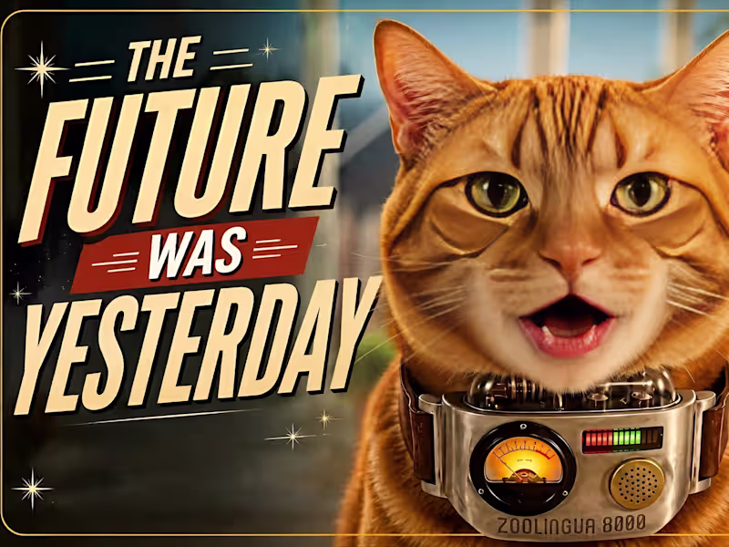Cover image for THE FUTURE WAS YESTERDAY 

Created