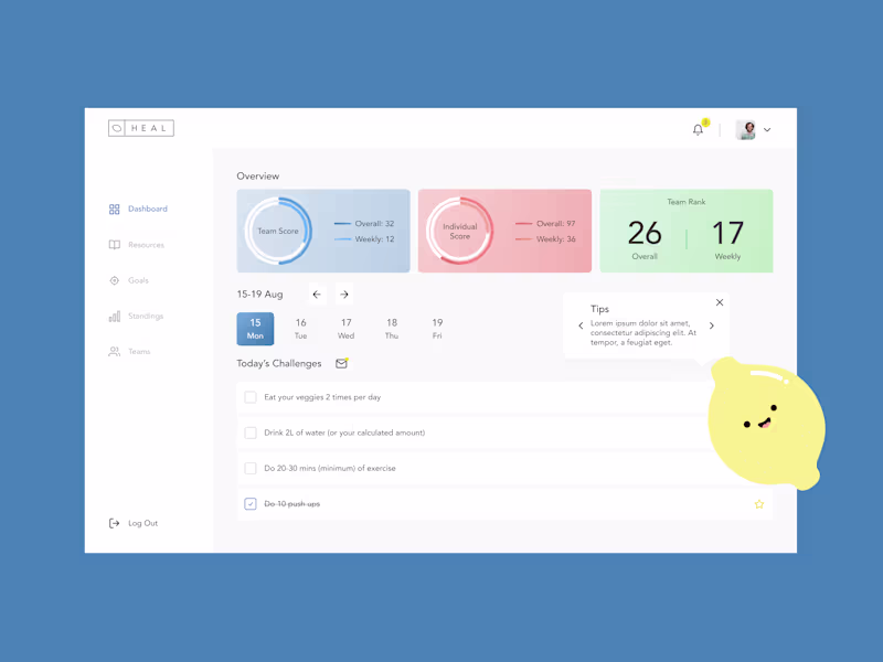 Cover image for Heal - Wellness Web Platform