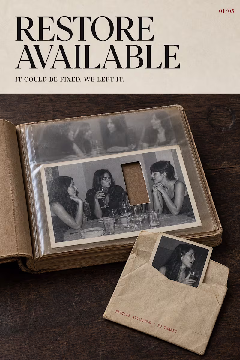 Cover image for RESTORE AVAILABLE: Let Some Things