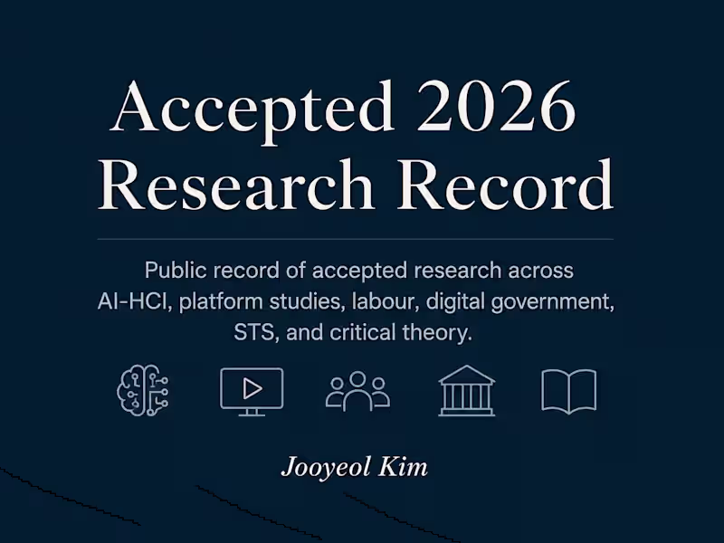 Cover image for Accepted 2026 Research Record