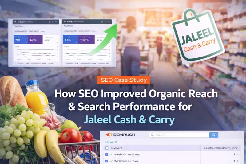 Cover image for SEO Growth Strategy for Jaleel Cash & Carry