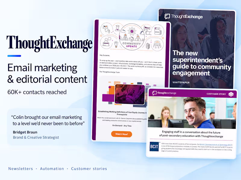 Cover image for Led email marketing setup and