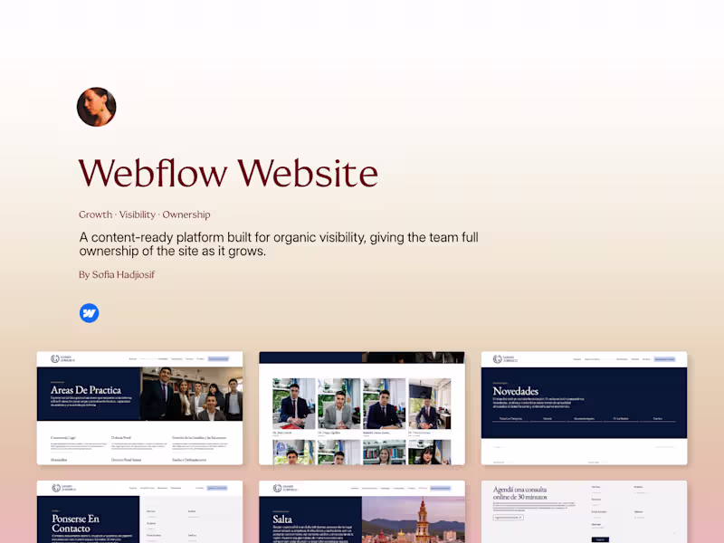 Cover image for Webflow Website - Design & Build