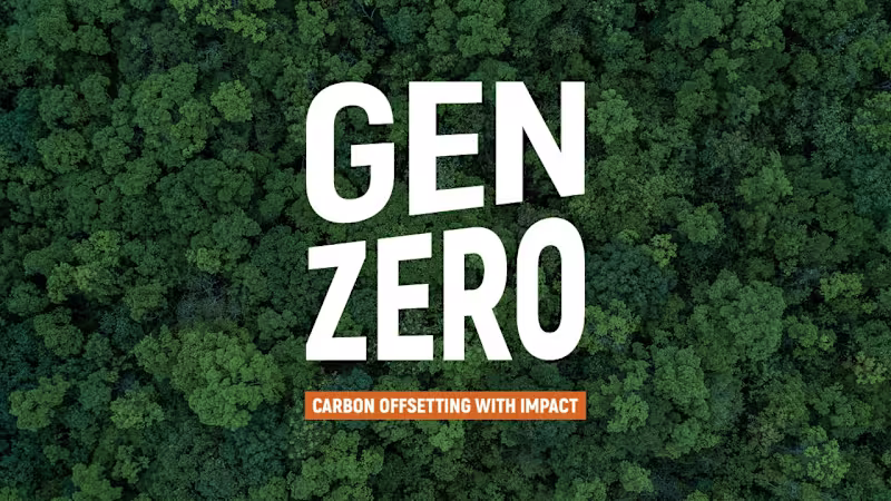 Cover image for Developing the world’s first ethical carbon offsetting product