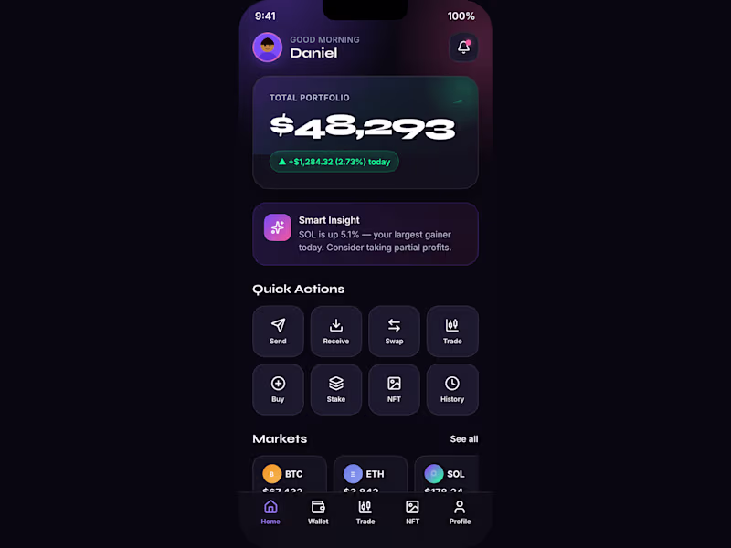 Cover image for BlockFlow — Web3 Crypto Wallet