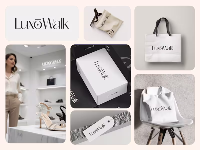 Cover image for LuxoWalk | Fashion Brand Identity