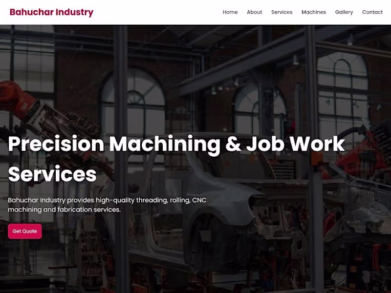 Cover image for Bahuchar Industry is a modern