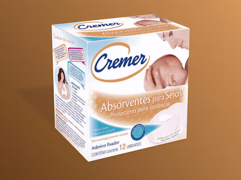 Cover image for Breast Pads Packaging Illustrations - Cremer :: Behance