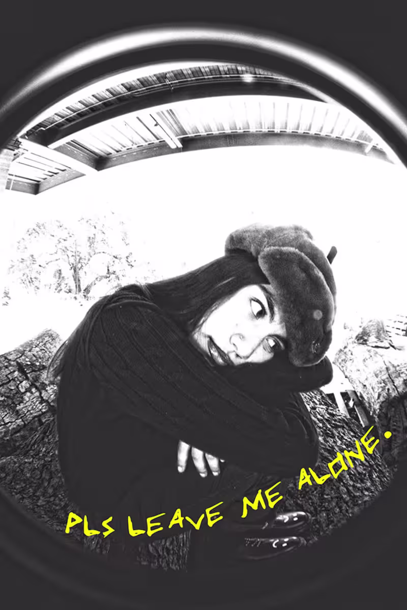 Cover image for PLS LEAVE ME ALONE// PHOTO