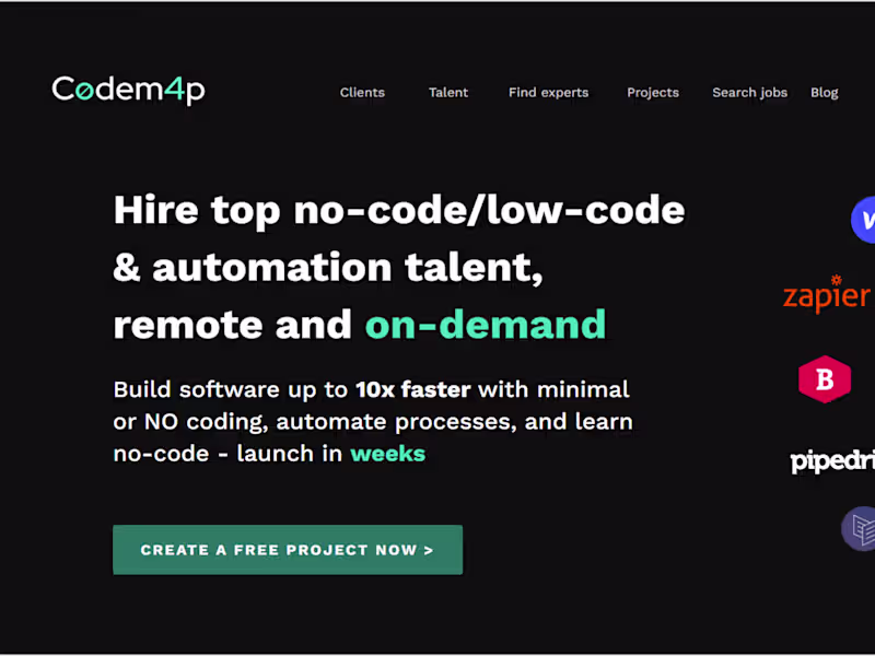 Cover image for Codemap.io - world's 1st talent marketplace for no-code