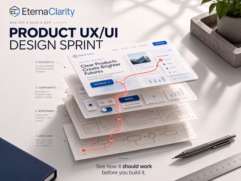 Cover image for Product UX/UI Design Sprint