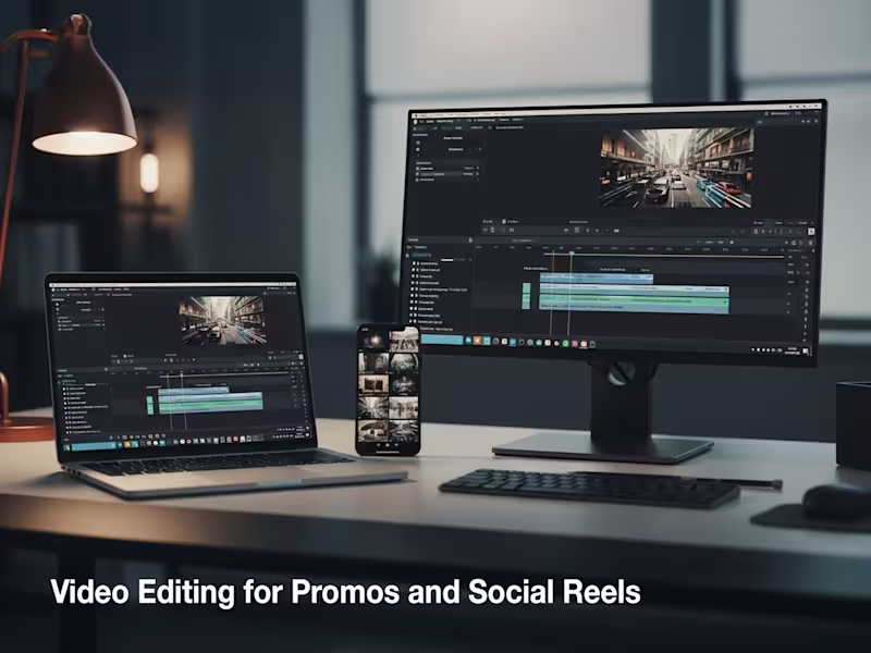 Cover image for Video Editing for Promos and Social Reels