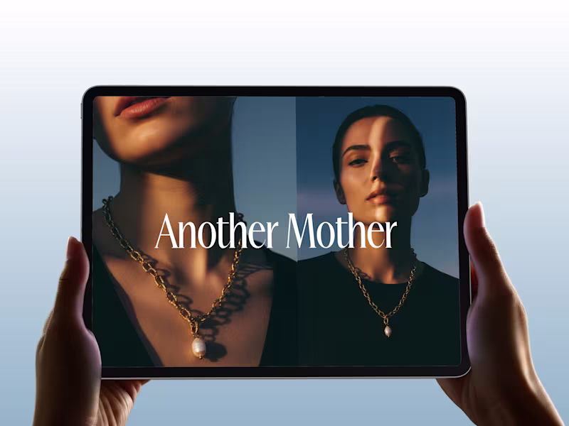 Cover image for Another Mother, jewellery brand built to launch in 2.5 weeks