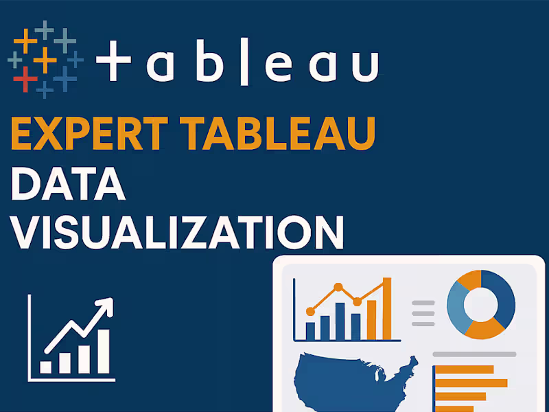 Cover image for Tableau Dashboards and reports