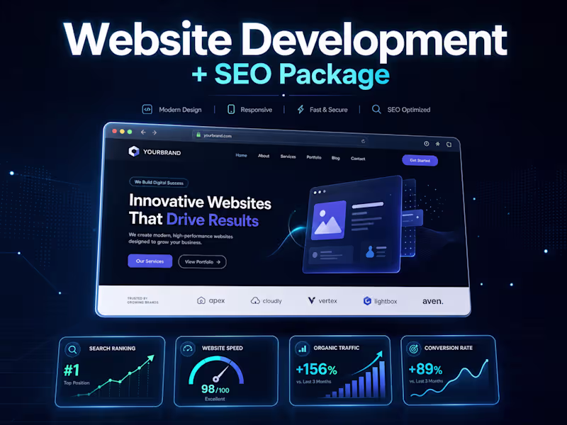 Cover image for Website Development + SEO Package