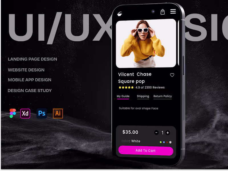 Cover image for Create amazing visually appealing website and app designs